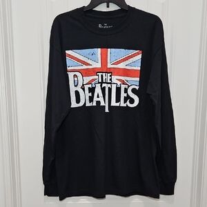 The Beatles Black Long Sleeve Band Tee